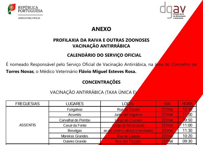 Vacina&ccedil;&atilde;o Antirr&aacute;bica